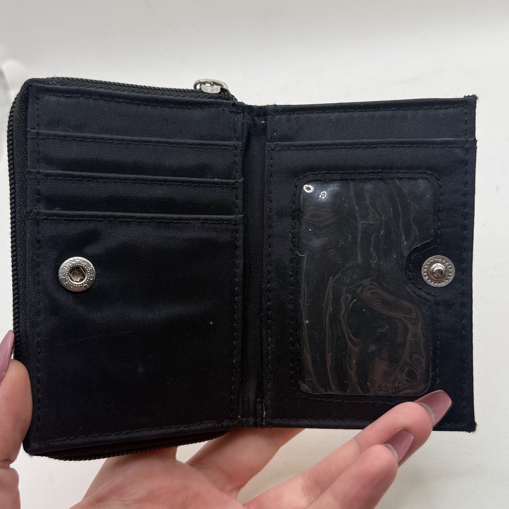 Vtg Looney Tunes Taz Embroidered Tasmanian Devil Blue Canvas Wallet Keychain Zip - Picture 8 of 12